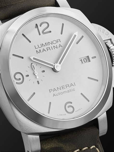 white panerai luminor marina|luminor marina officine panerai price.